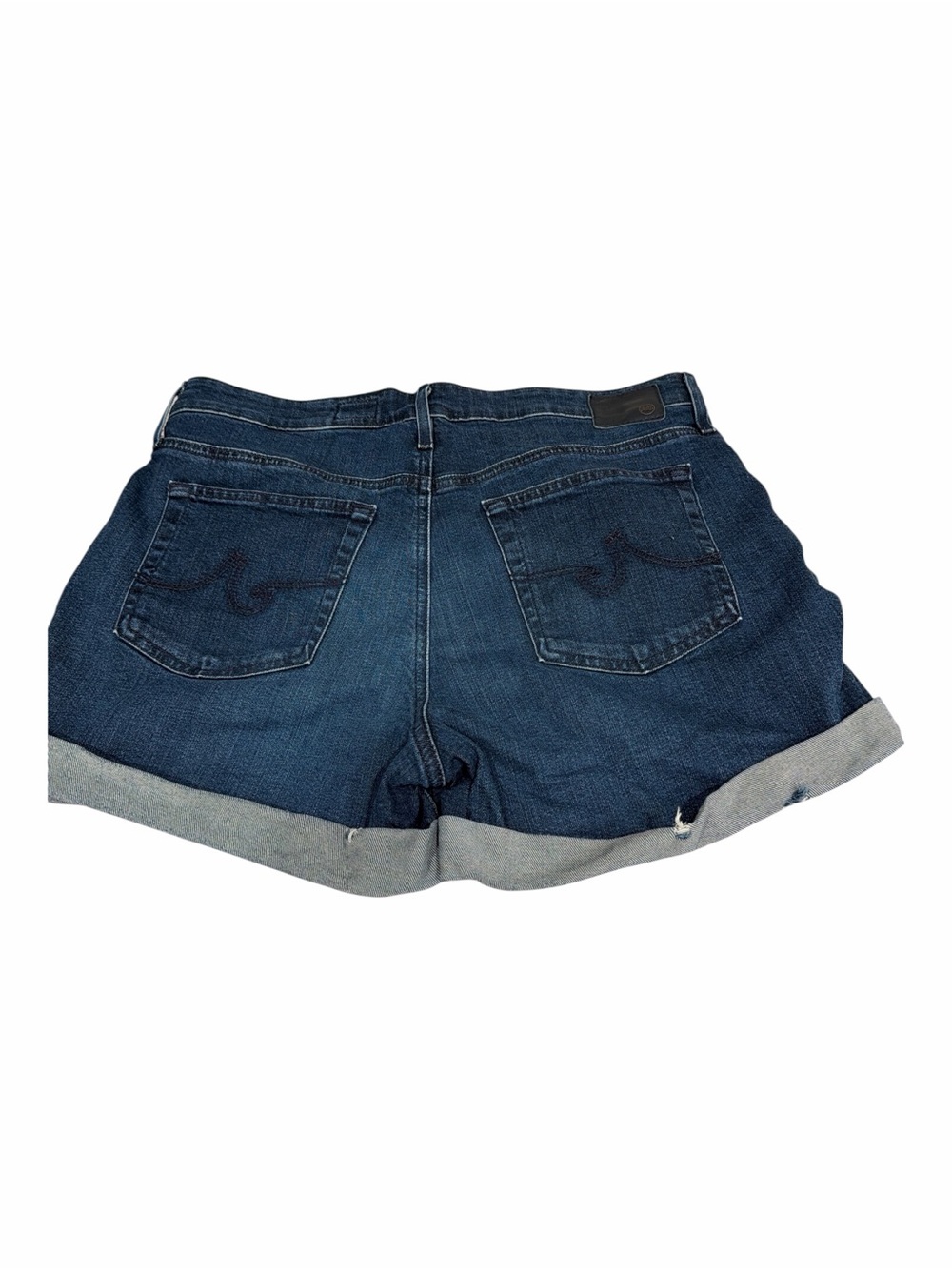 AG Adriano Goldschmied Hailey Ex-Boyfriend Roll Up Shorts Size Approx 31 - Picture 5 of 12